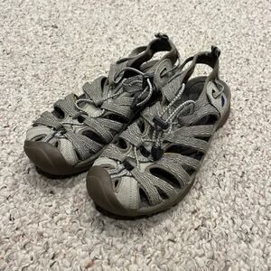 Keen Women's Whisper Sandals Sz 8.5 Outdoor Gray Hiking Waterproof